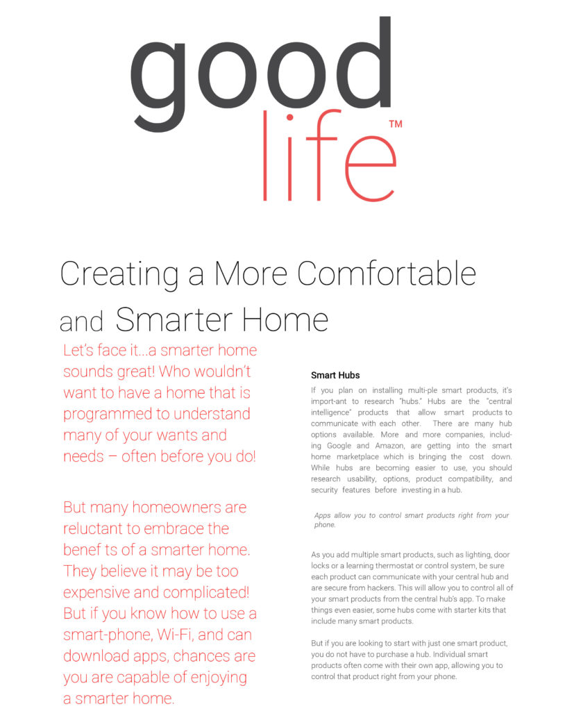 Creating A More Comfortable And Smarter Home